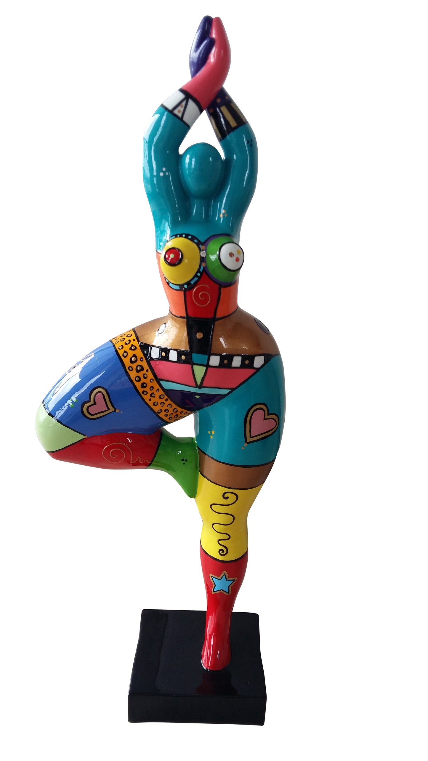 Statue of a woman in the “Nana Niki de Saint Phalle” style, height 52 centimeters