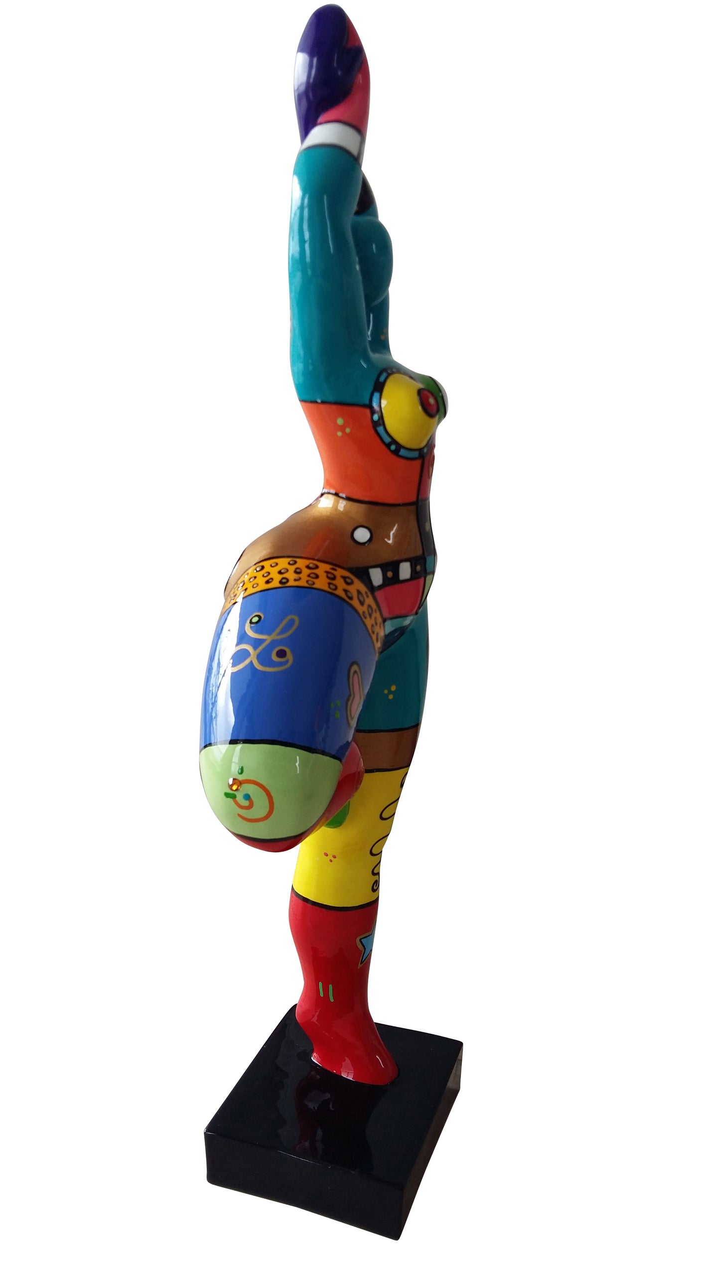 Statue of a woman in the “Nana Niki de Saint Phalle” style, height 52 centimeters