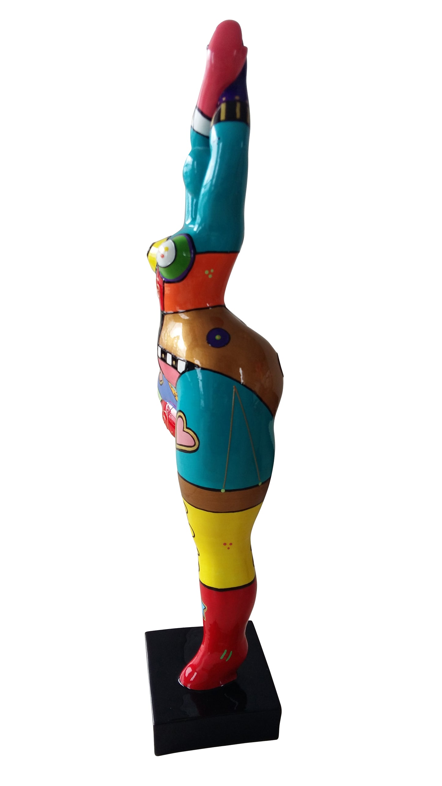 Statue of a woman in the “Nana Niki de Saint Phalle” style, height 52 centimeters