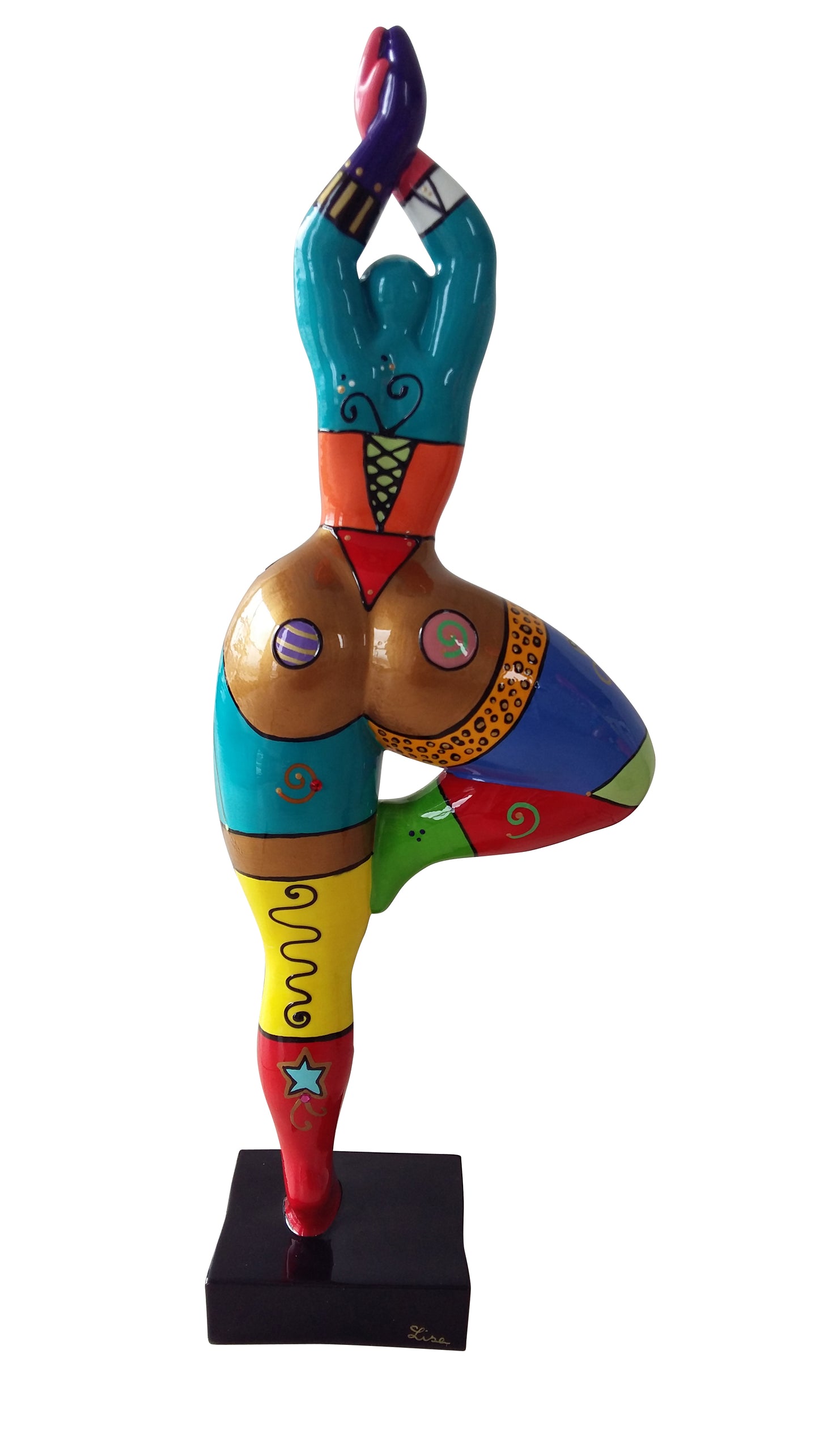 Statue of a woman in the “Nana Niki de Saint Phalle” style, height 52 centimeters