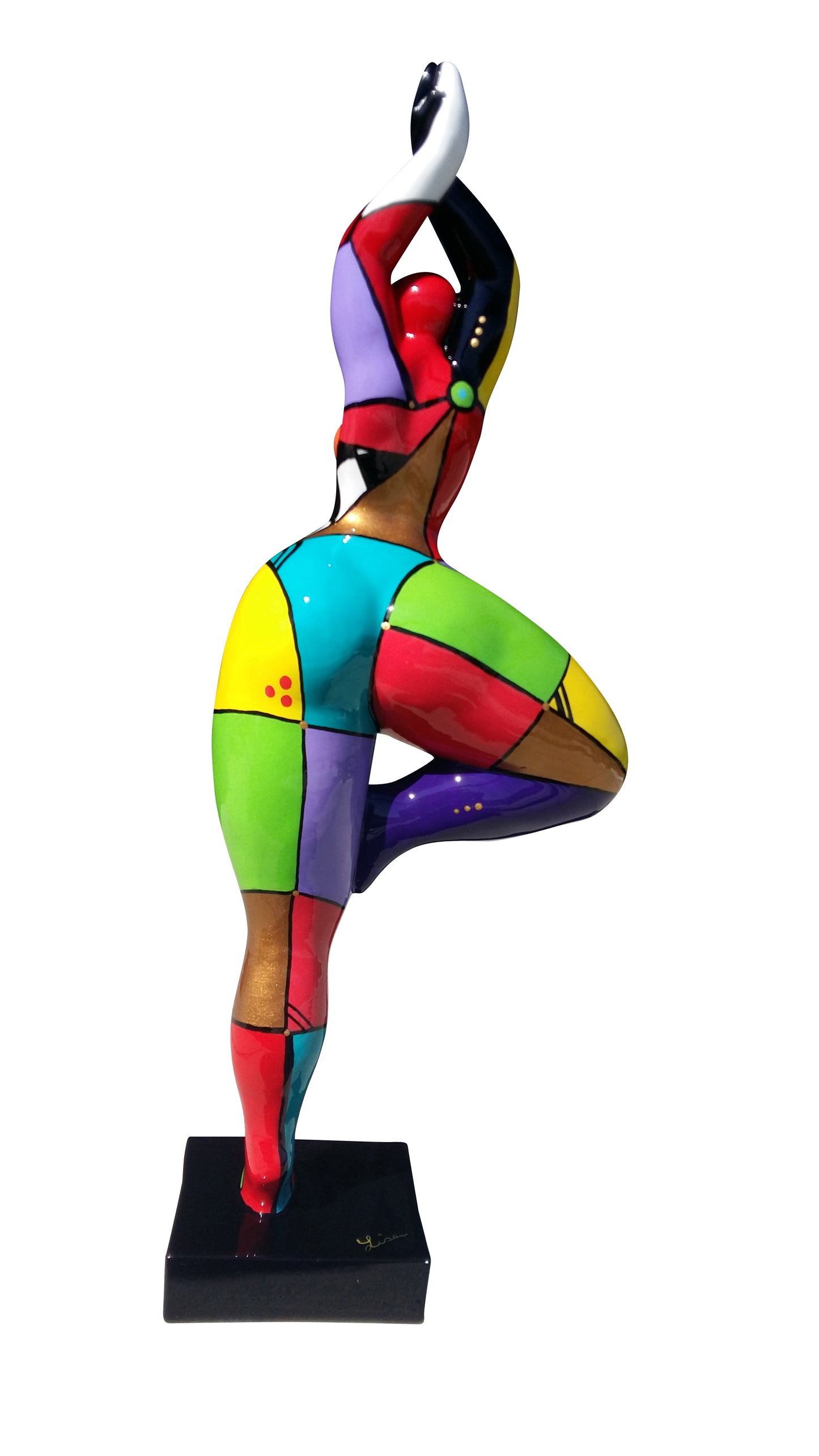 Statue of a woman in the “Nana Niki de Saint Phalle” style, height 52 centimeters