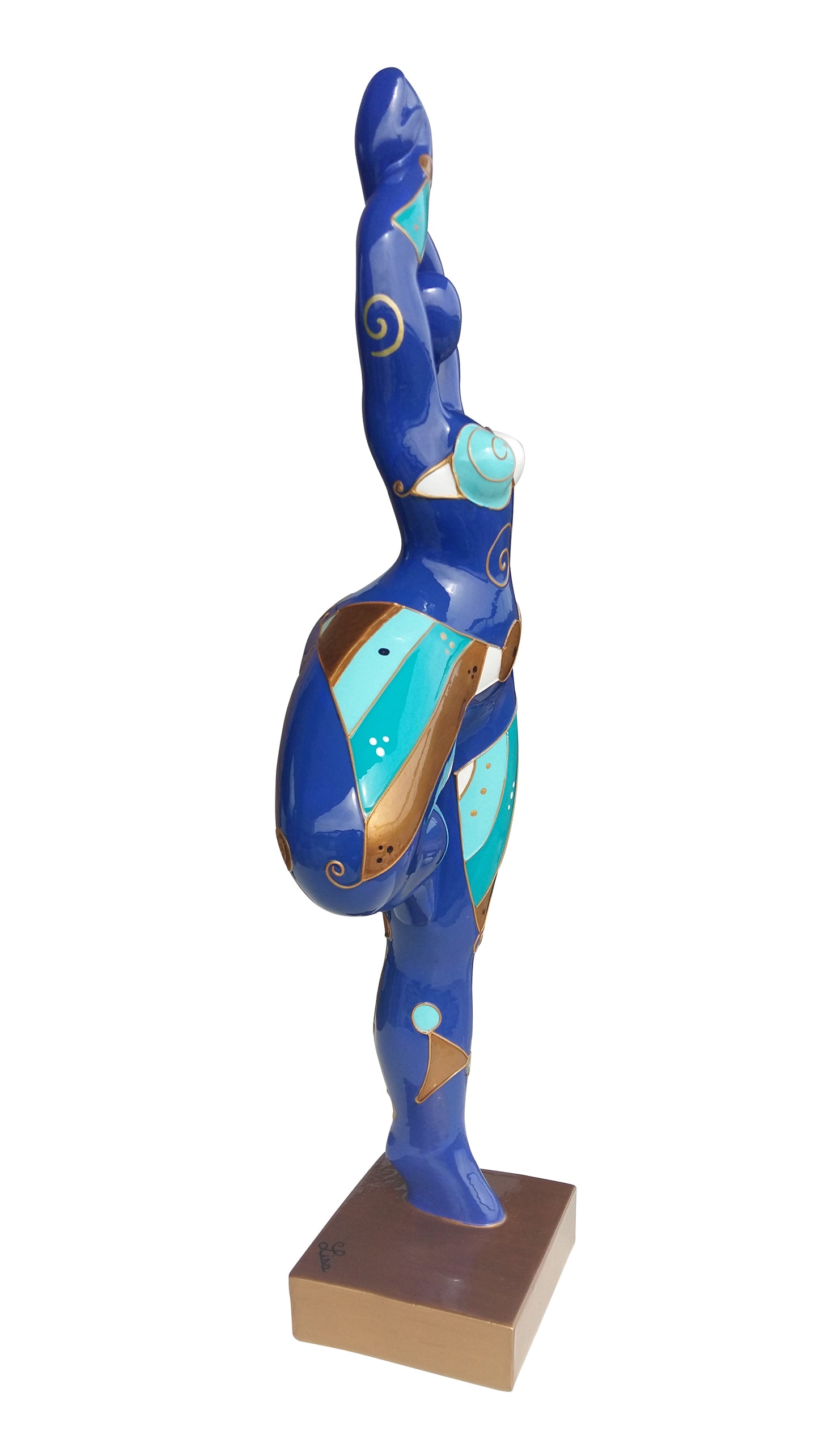 Statue of a woman in the “Nana Niki de Saint Phalle” style, height 52 centimeters