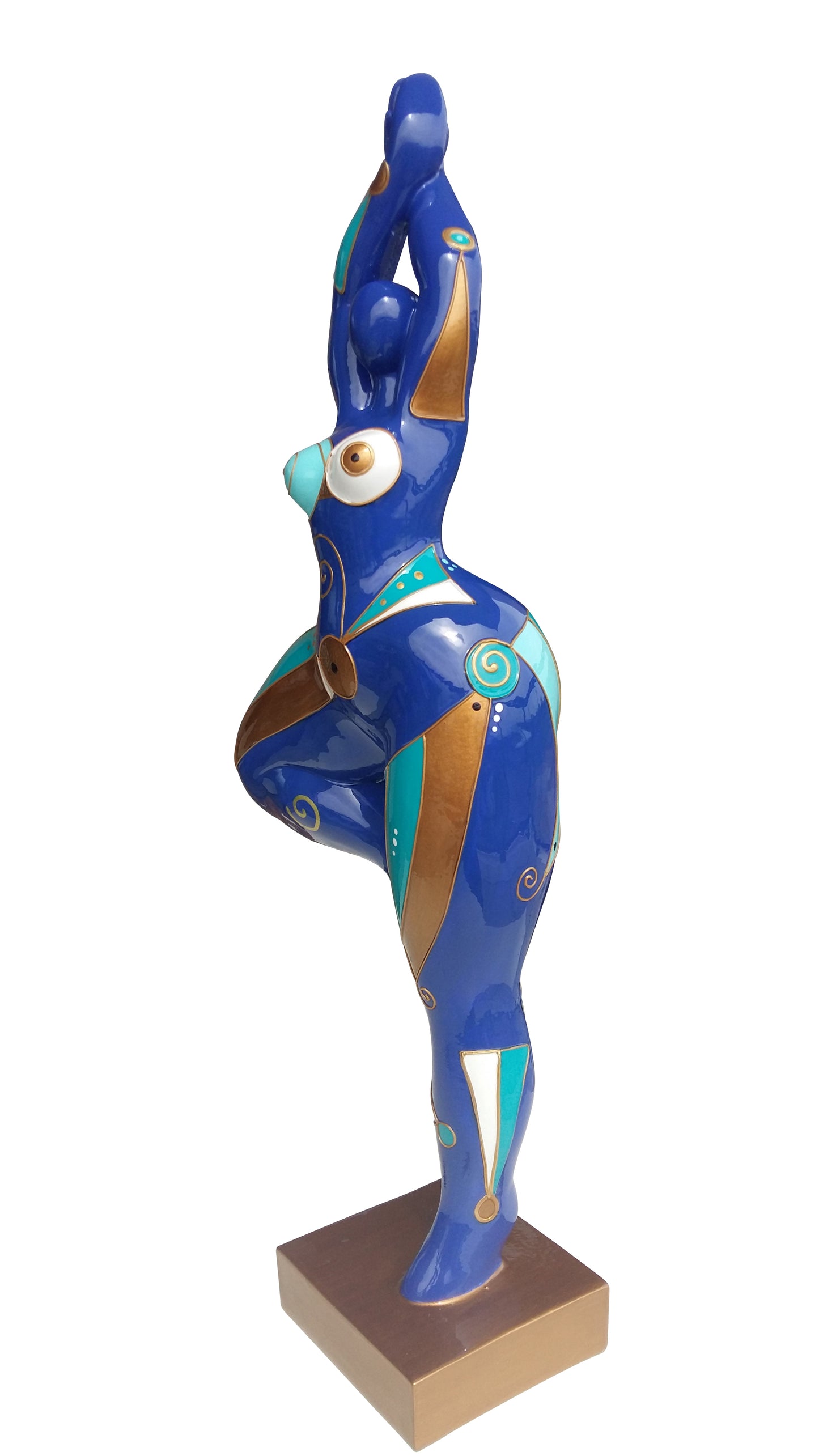 Statue of a woman in the “Nana Niki de Saint Phalle” style, height 52 centimeters