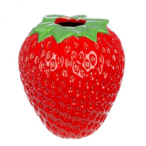 Face vase in colored glass, height 48 centimeters