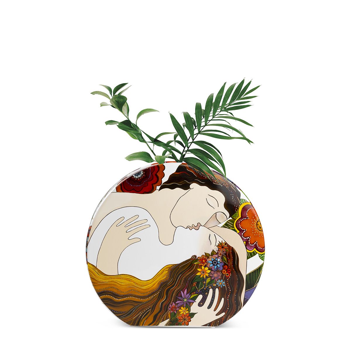 “Kiss” vase, ceramic. Height 25 cm / width 27 centimeters