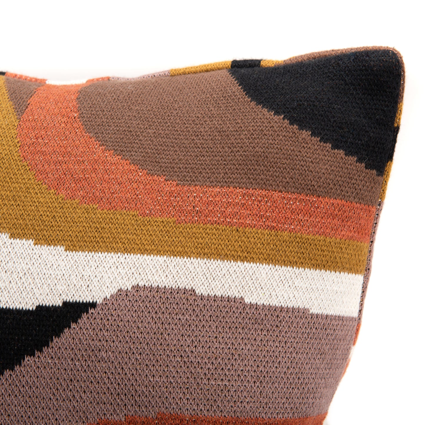 Warm colors cushion, height 45 / Width 45 centimeters, 100% cotton cover