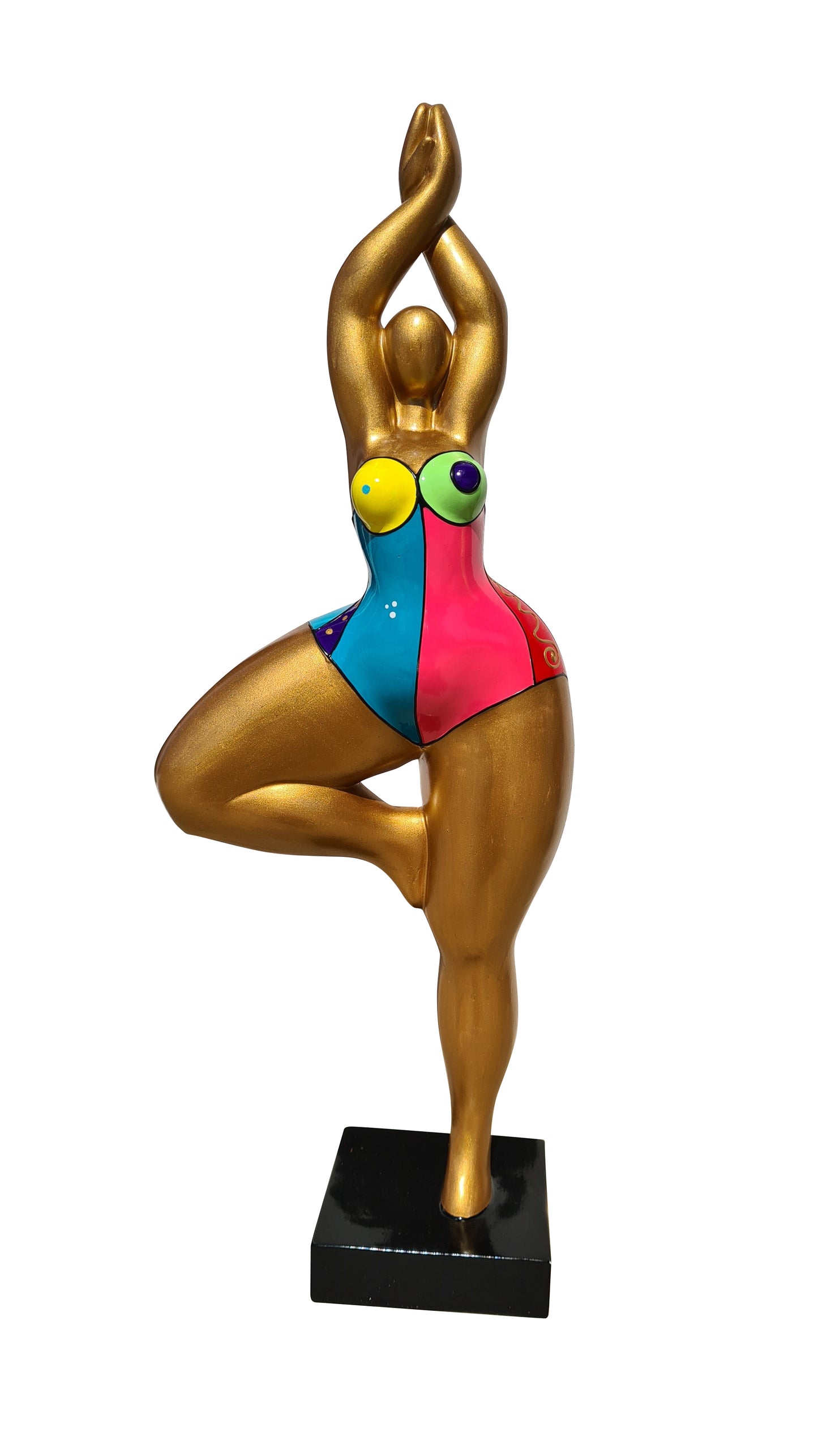 Statue of a woman in the “Nana Niki de Saint Phalle” style, height 52 centimeters