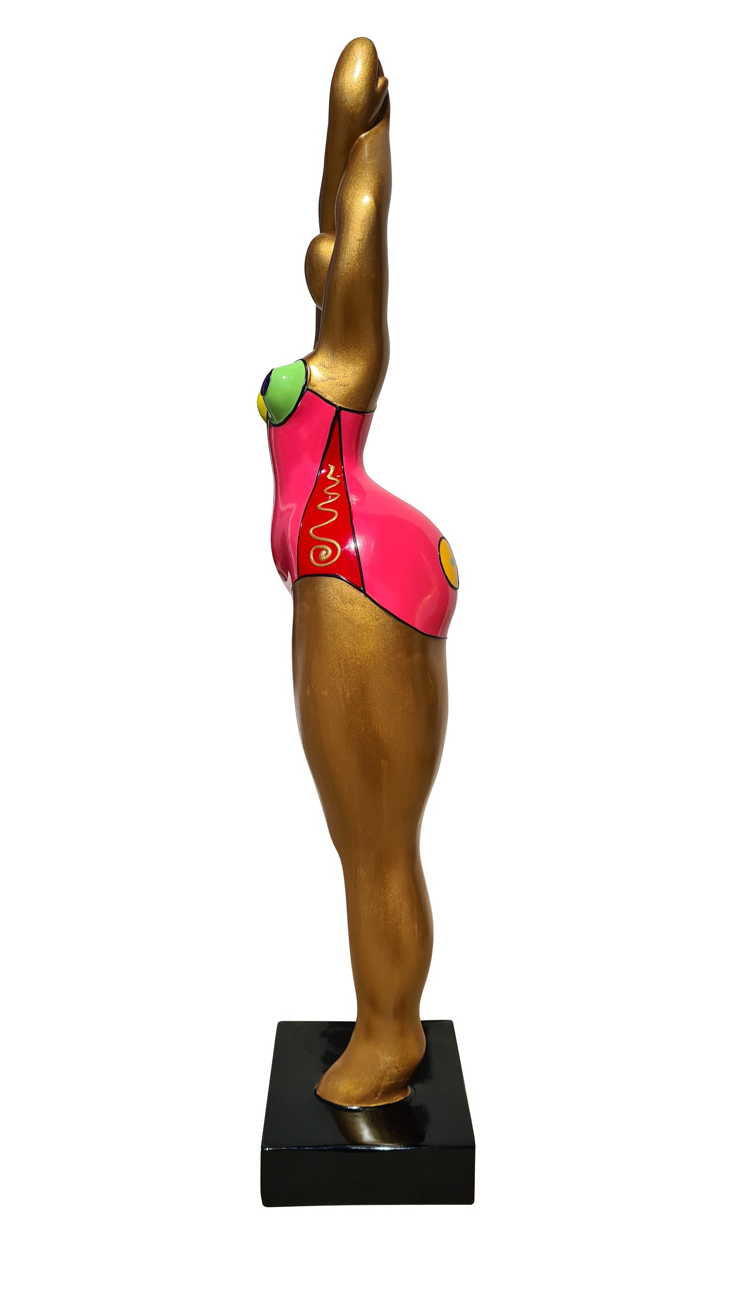 Statue of a woman in the “Nana Niki de Saint Phalle” style, height 52 centimeters