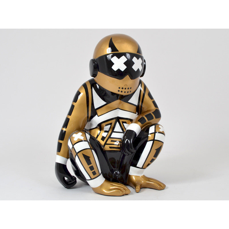 Large Chimpanzee monkey statue, height 58 centimeters