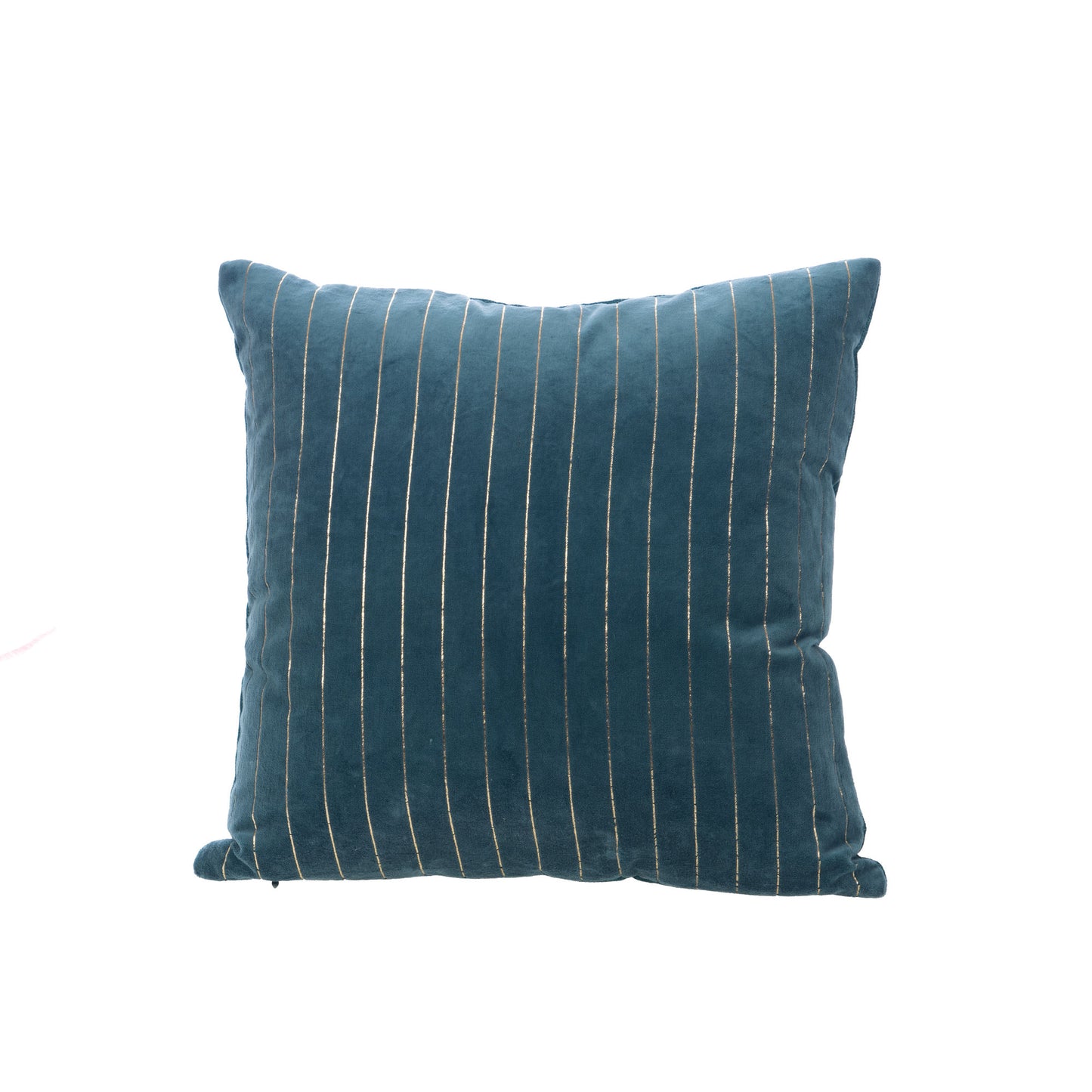 Blue cushion with butterfly, height 45 / Width 45 centimeters, 100% cotton cover