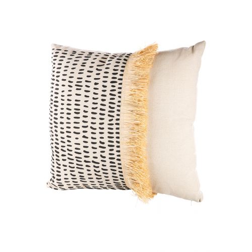 Set of 2 large cushions, height 45 / Width 45 centimeters, 100% polyester cover