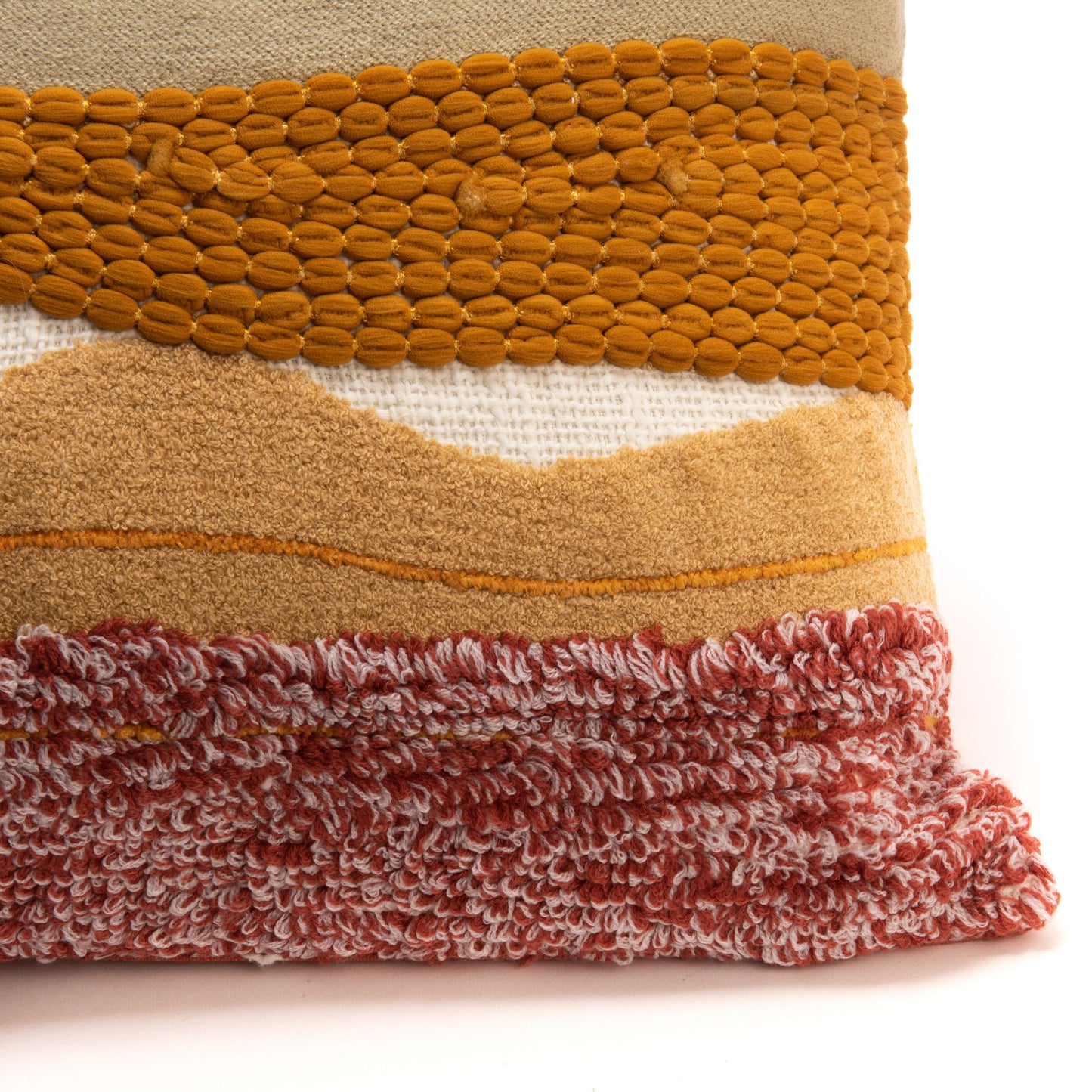 Set of 2 large cushions, height 40 / Width 60 centimeters, 100% cotton cover