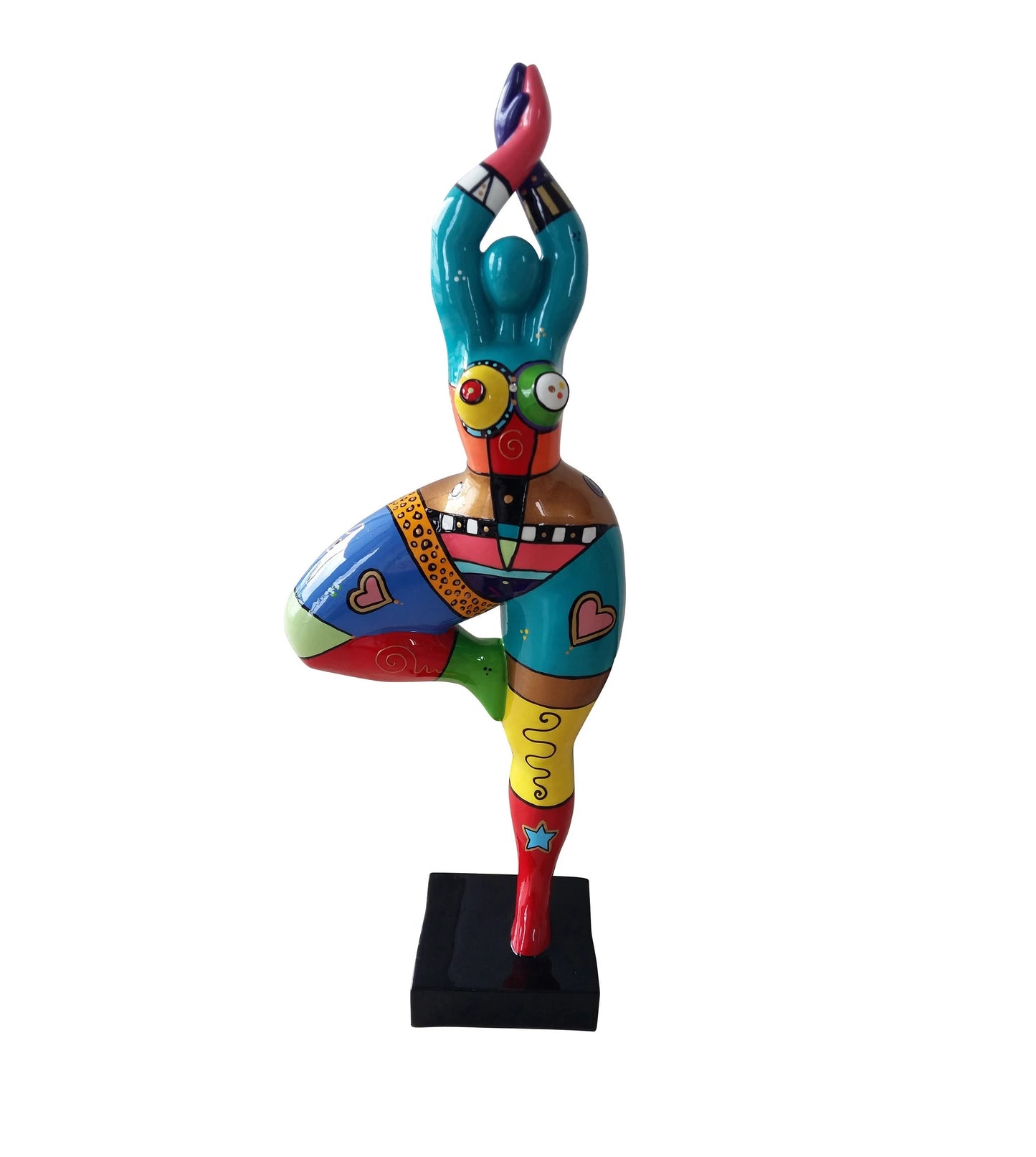 Statue of a woman in the “Nana Niki de Saint Phalle” style, height 52 centimeters