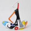 Nana Niki de Saint Phalle style woman statue, in resin. Height 53 centimeters
