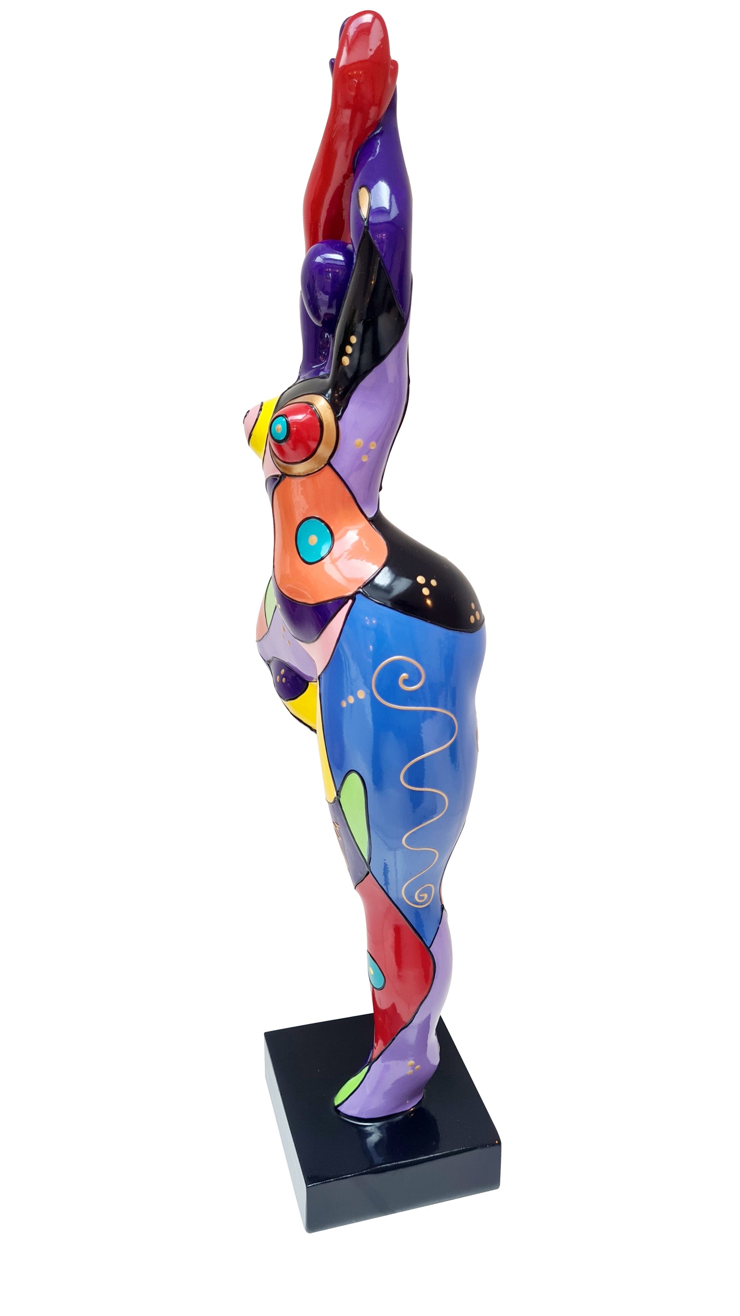 Statue of a woman in the “Nana Niki de Saint Phalle” style, height 52 centimeters