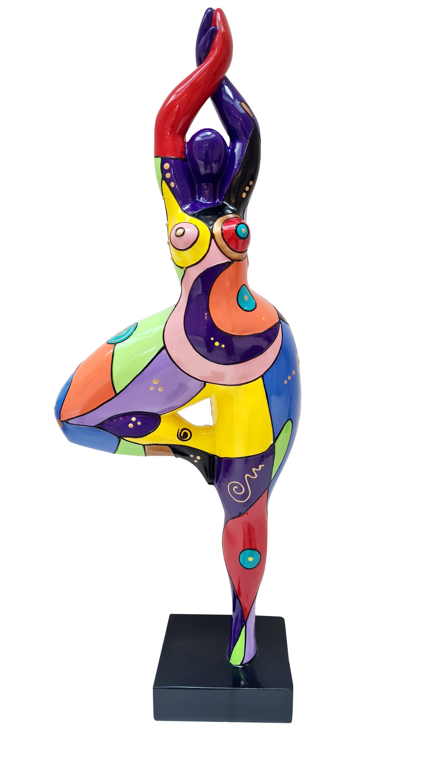 Statue of a woman in the “Nana Niki de Saint Phalle” style, height 52 centimeters