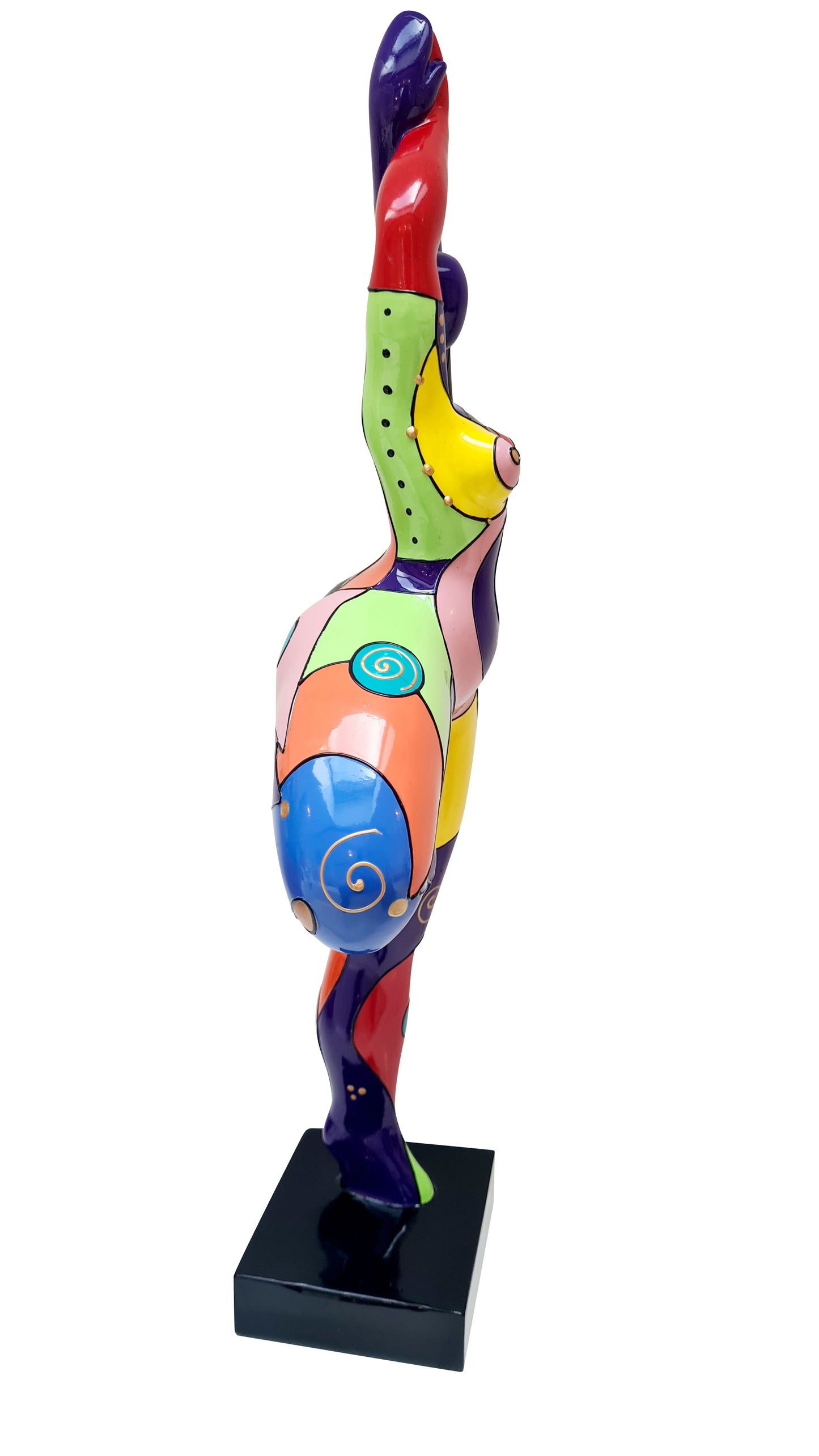 Statue of a woman in the “Nana Niki de Saint Phalle” style, height 52 centimeters