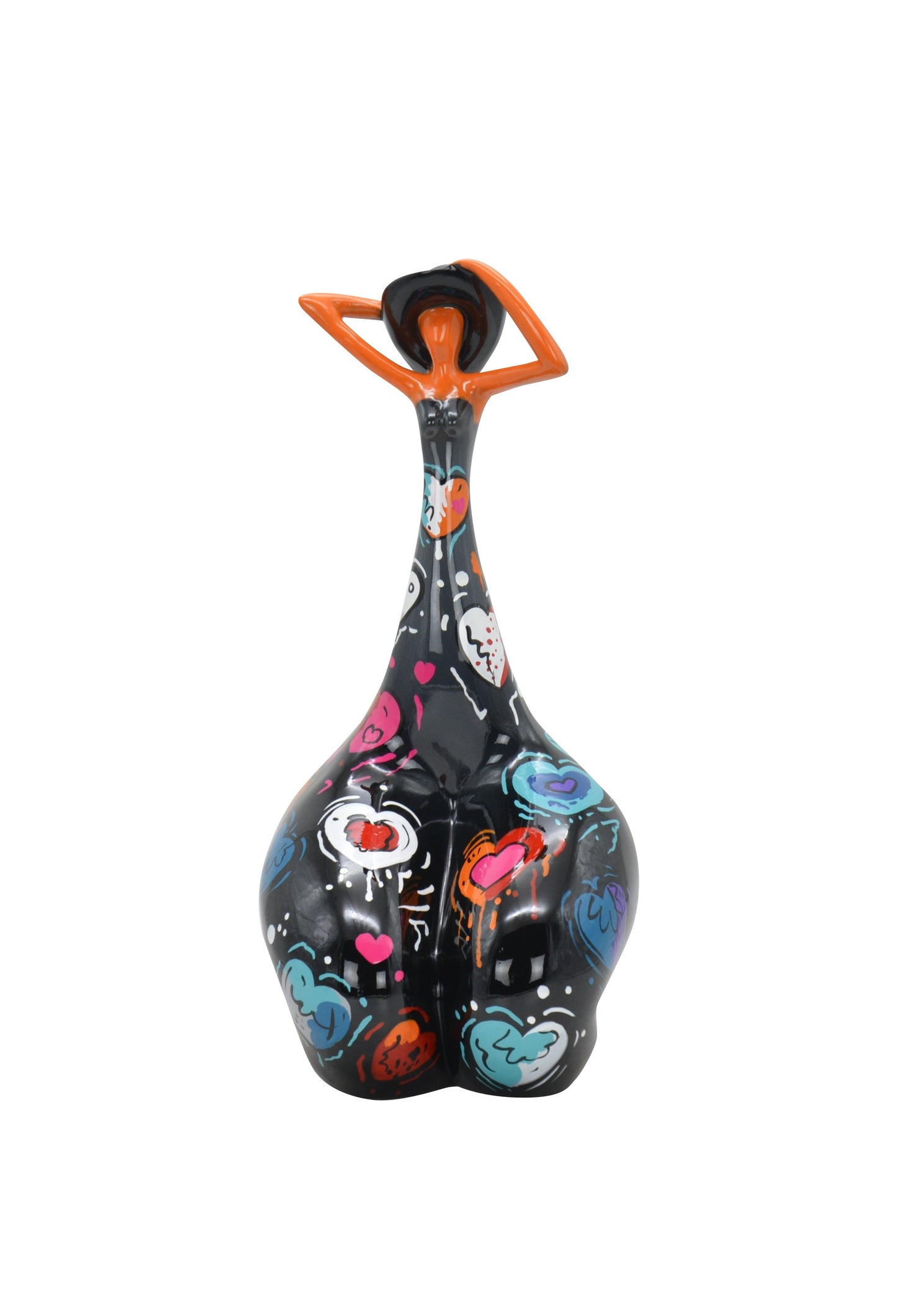 Statue femme style Nana Niki de Saint Phalle, en résine. Hauteur 43 centimètres