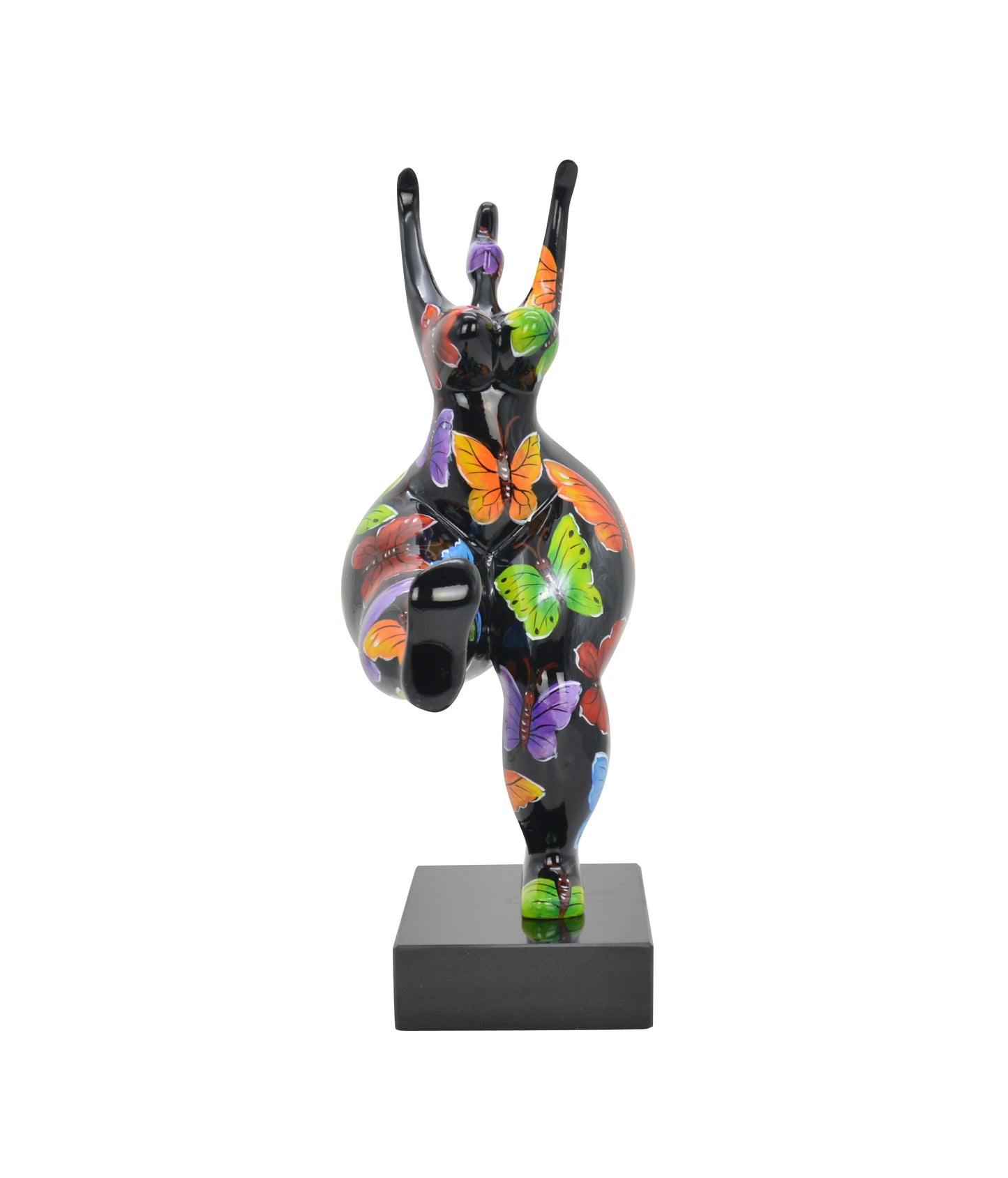 Statue femme style Nana Niki de Saint Phalle, en résine. Hauteur 45 centimètres