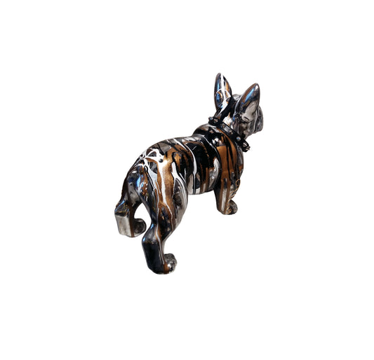 French Bulldog Statue, ceramic. Length 32 centimeters