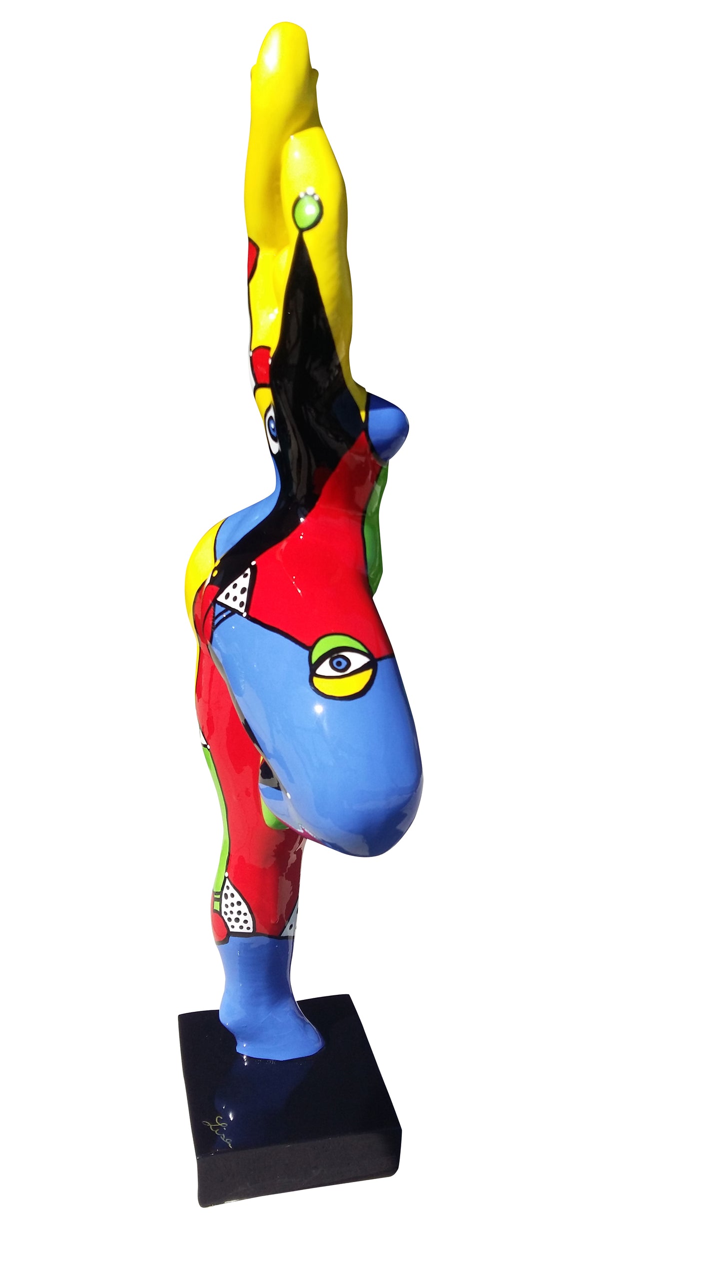 Statue of a woman in the “Nana Niki de Saint Phalle” style, height 52 centimeters