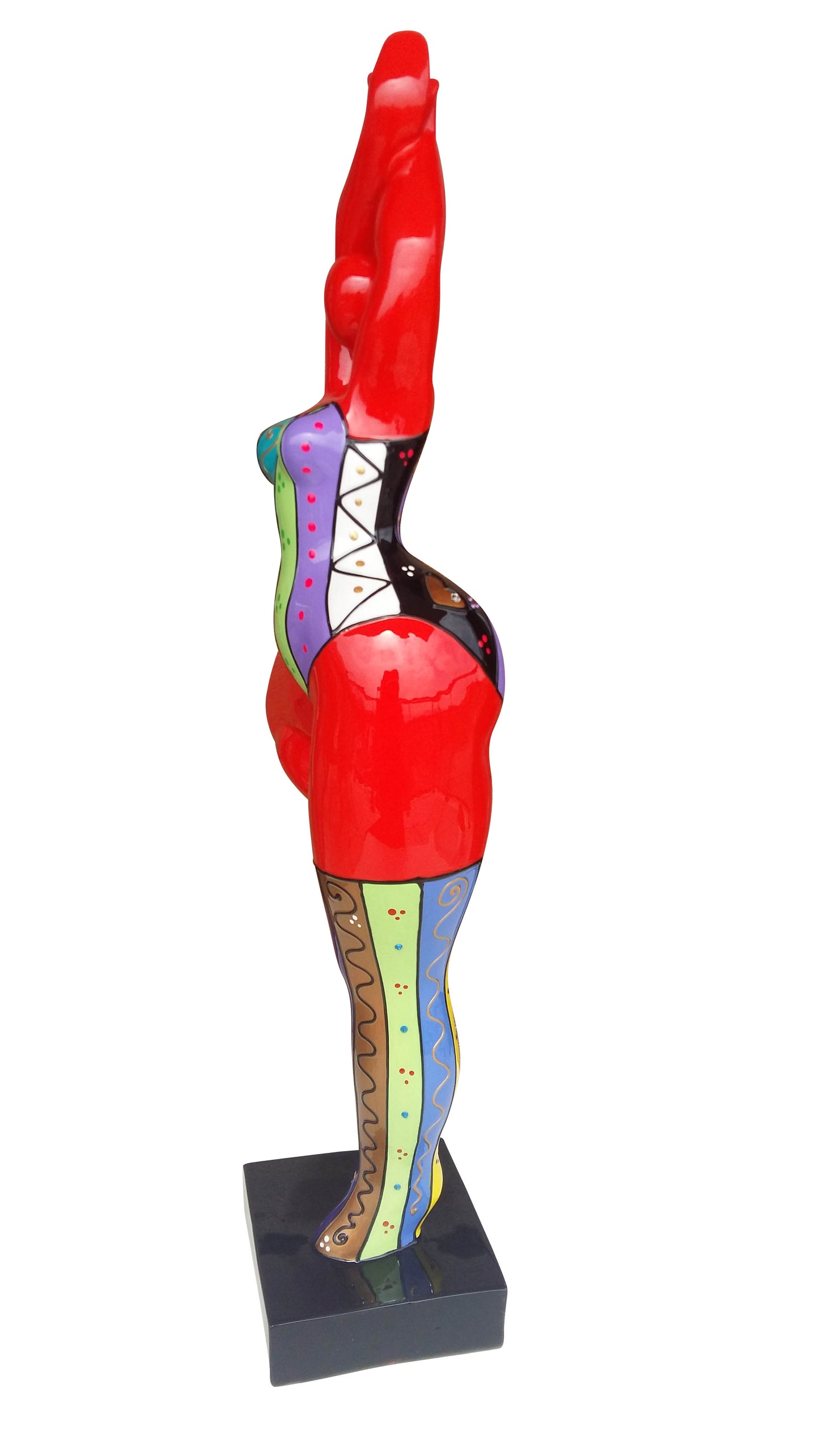 Statue of a woman in the “Nana Niki de Saint Phalle” style, height 52 centimeters