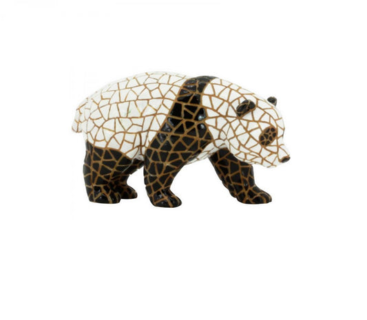 Barcino mosaic panda statue, length 4'7 inches (12 centimeters)