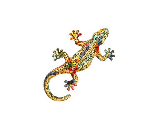 Barcino mosaic salamander statue, length 5'9 inches (15 centimeters)