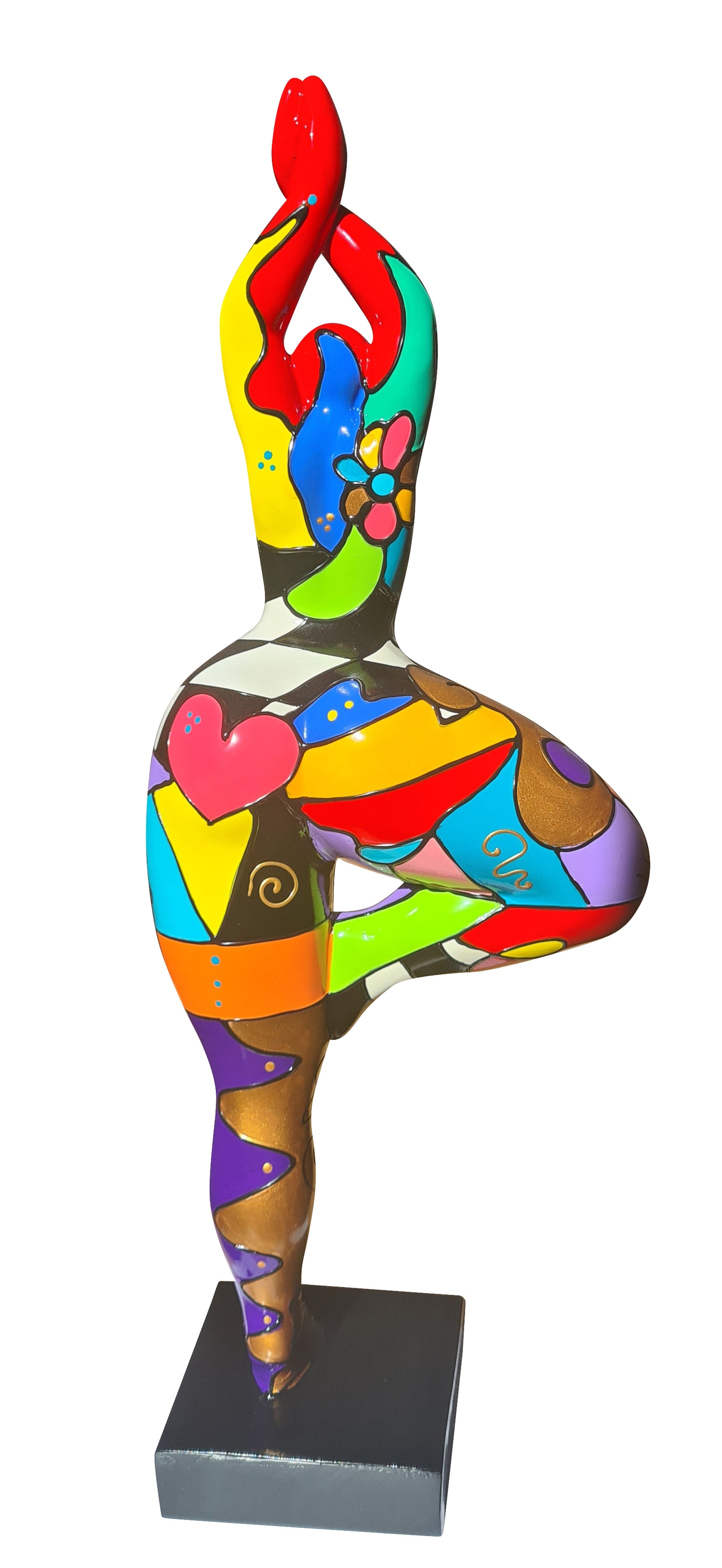 Statue of a woman in the “Nana Niki de Saint Phalle” style, height 52 centimeters