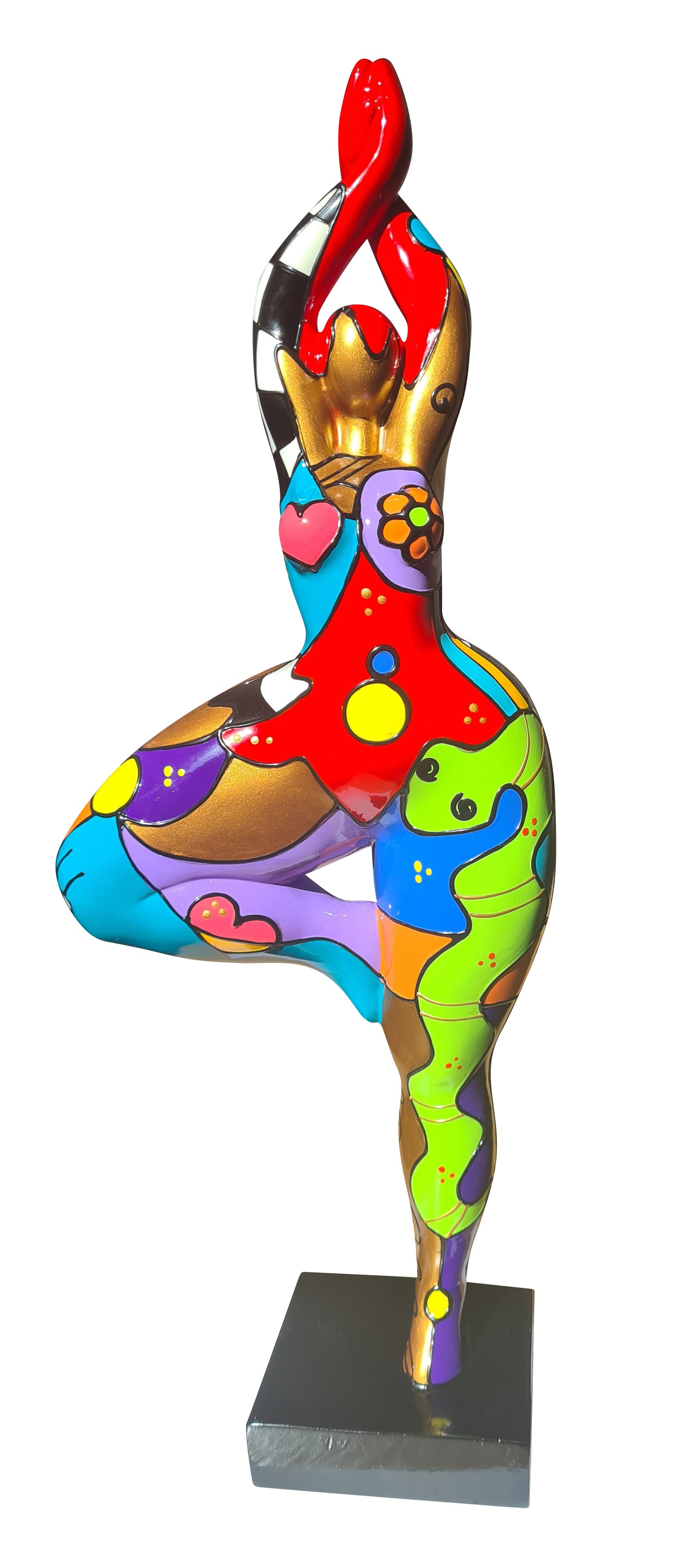 Statue of a woman in the “Nana Niki de Saint Phalle” style, height 52 centimeters