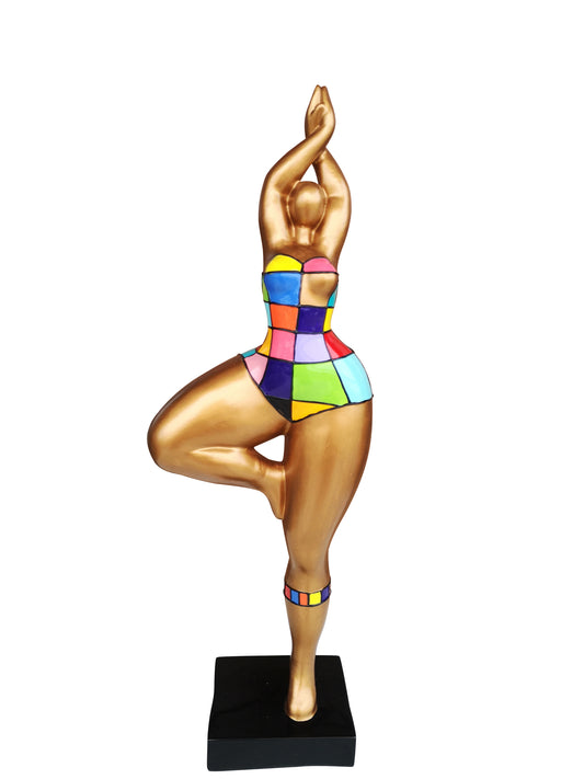 Statue of a woman in the “Nana Niki de Saint Phalle” style, height 52 centimeters