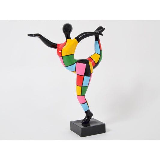 Statue femme style Nana Niki de Saint Phalle, en résine. Hauteur 60 centimètres