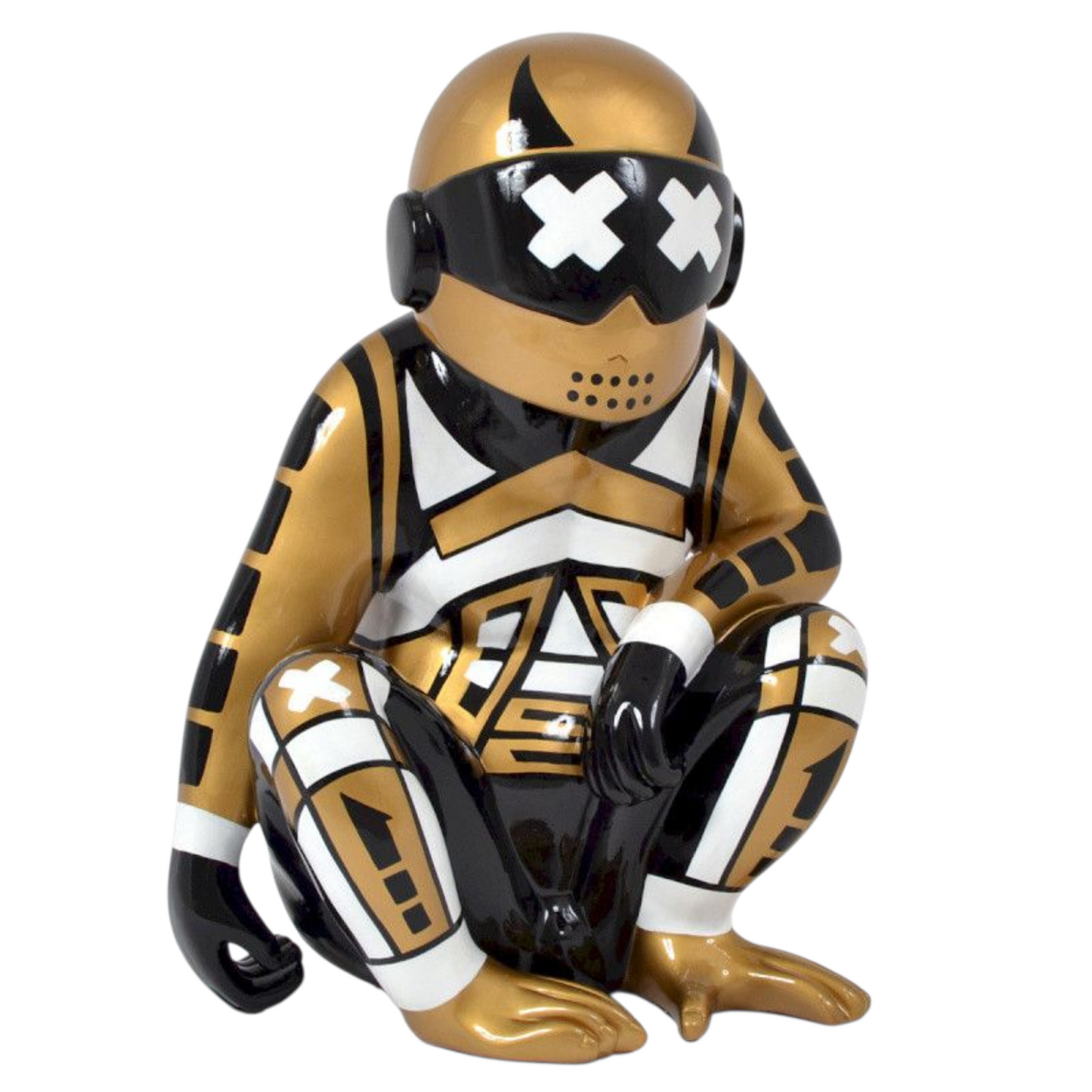 Large Chimpanzee monkey statue, height 58 centimeters